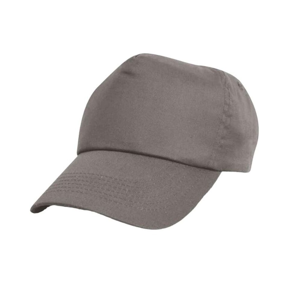 Result Headwear Unisex Adult Cotton Baseball Cap / Gray